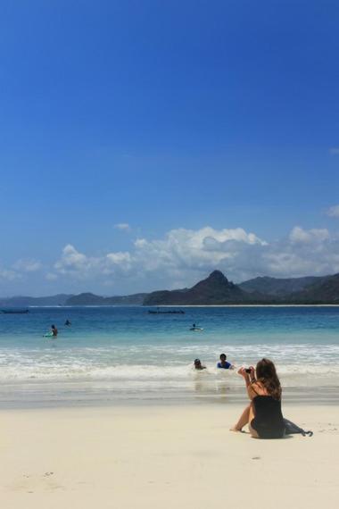 Selong Belanak Bungalows Selong Blanak Exterior foto
